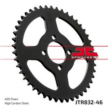 Kolo řetězu JT Sprockets 420 46Z vnitřní průměr 44mm rozteč otvorů 60mm pro Yamaha DTR RDM DT LC 2 FS1 DTM DTLC TY M FS SE 50 / 80 ccm