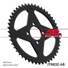 Kolo řetězu JT Sprockets 420 48Z vnitřní průměr 44mm rozteč otvorů 60mm pro Yamaha DTR RDM DT LC 2 FS1 DTM DTLC TY M FS SE 50 / 80 ccm