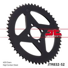 Pignon JT Sprockets 420 52Z, diamètre intérieur 44 mm, cercle de boulons 60 mm