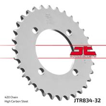 Pignon JT Sprocket 420 32Z, diamètre intérieur 64 mm, cercle de boulons 80 mm pour Yamaha Chappy TT-R PW E FS SE 50 - 110 ccm