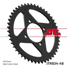 Rozetka JT Sprockets 420 48Z vnitřní průměr 64mm roztečný kruh 80mm pro Yamaha Chappy TT-R PW E FS SE 50 - 110 ccm