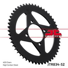 Kolo řetězu JT Sprockets 420 52Z vnitřní průměr 64mm rozteč otvorů 80mm pro Yamaha Chappy TT-R PW E FS SE 50 - 110 ccm