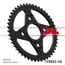 Pignon JT Sprockets 428 48Z, diamètre intérieur 54 mm, cercle de boulons 92 mm pour Yamaha SR SE RD LC 80 / 125 ccm Année 1982 - 2002
