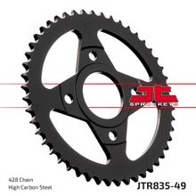 Kettenrad JT Sprockets 428 49Z vnitřní průměr 54mm rozteč otvorů 92mm pro Yamaha SR SE RD LC 80 / 125 ccm r.v. 1982 - 2002