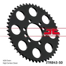 Pignon JT Sprockets 428 50Z, diamètre intérieur 62 mm, cercle de boulons 80 mm pour Yamaha DT LC 2 LC-2 MX 80 - 175 ccm Année 1978 - 1984