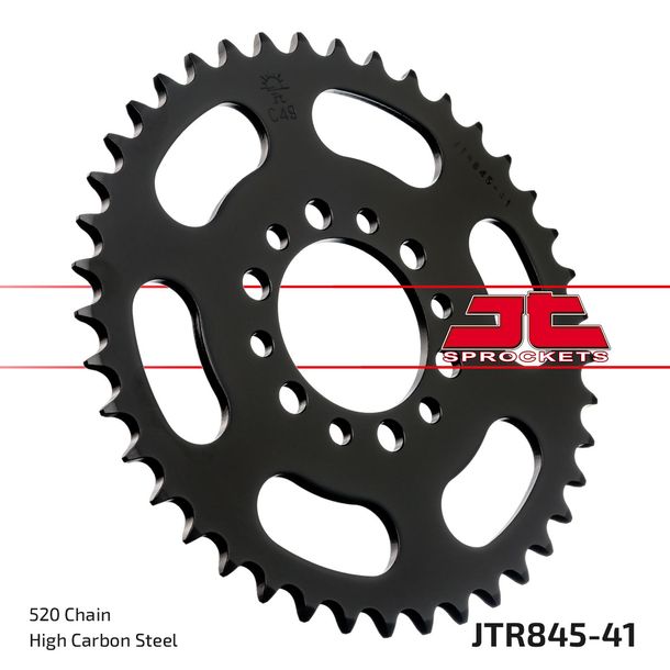 Kettenrad JT Sprockets 520 41Z Innendurchmesser 62mm Lochkreis 80mm für Yamaha SR SE XT 250 ccm Bj. 1980 - 1998