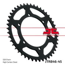 Kettenrad JT Sprockets 520 45Z Innendurchmesser 120mm Lochkreis 136mm für Yamaha SZR TZR RD LC TDR SRX 250 - 660 ccm Bj. 1983 - 1999