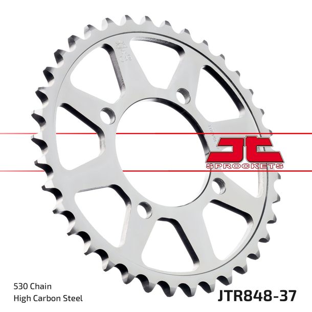 Kettenrad JT Sprockets 530 37Z Innendurchmesser 74mm Lochkreis 92mm für Yamaha RD LC 350 ccm Bj. 1975 - 1983