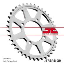 Kolo řetězu JT Sprockets 530 39Z vnitřní průměr 74mm rozteč otvorů 92mm pro Yamaha RD LC 350 ccm r. v. 1975 - 1983