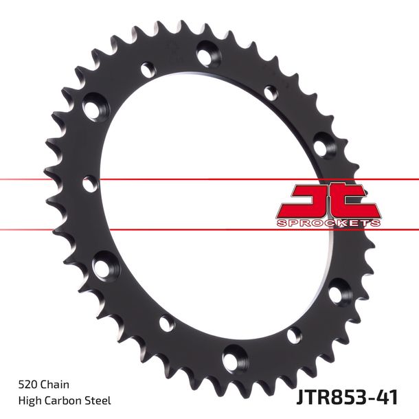 Kettenrad JT Sprockets 520 41Z Innendurchmesser 152mm Lochkreis 175mm für Explorer Trasher 2 Supermoto, Yamaha TT R YFM Warrior ER Moto 4 FW Big Bear
