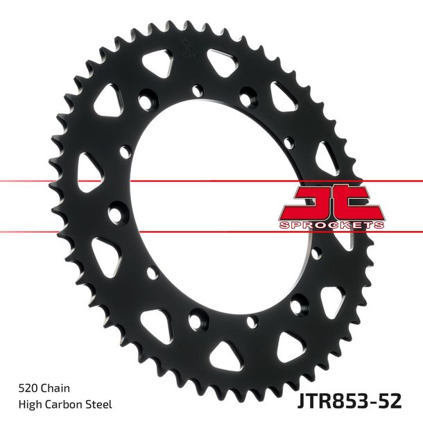 Kettenrad JT Sprockets 520 52Z Innendurchmesser 152mm Lochkreis 175mm für Explorer Trasher 2 Supermoto, Yamaha TT R YFM Warrior ER Moto 4 FW Big Bear