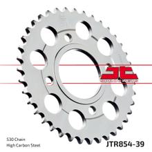 Coroa JT Sprockets 530 39Z Diâmetro interno 74mm Círculo de furação 110mm para Yamaha XS RD 250 - 400 ccm Ano 1977 - 1983