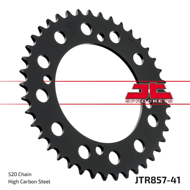 Kettenrad JT Sprockets 520 41Z Innendurchmesser 125mm Lochkreis 145mm für Yamaha XV Virago S, MuZ / MZ Baghira Black Panther Streetmoto XT E Z Tenere Bj. 1982 - 2016