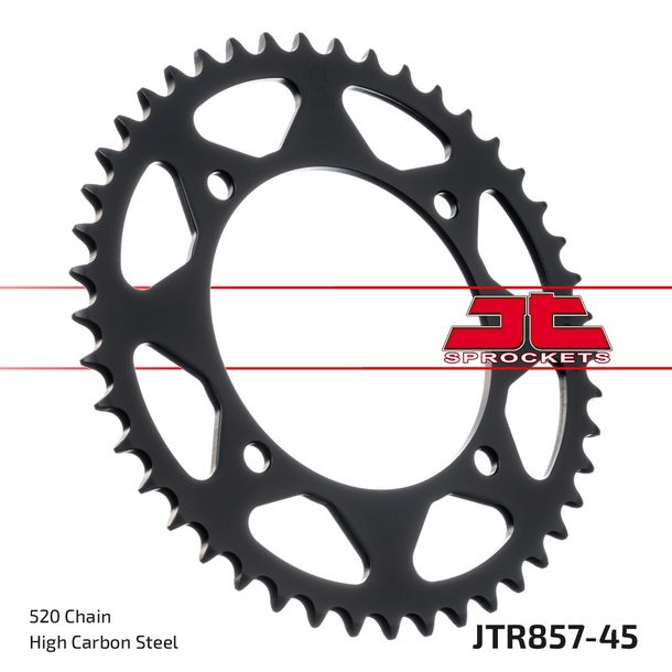 Kettenrad JT Sprockets 520 45Z für Yamaha XV Virago S, MuZ / MZ Baghira Black Panther Streetmoto XT E Z Tenere L K 125 - 660 ccm Bj. 1982 - 2016