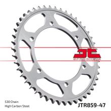 Kettenrad JT Sprockets 530 47Z Innendurchmesser 130mm Lochkreis 150mm für Yamaha FZS Fazer S XJR FJ A YZF R Thunderace FZR Exup Thunder Cat 600 - 1300 Bj. 1984 - 2003