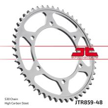 Piñón JT Sprockets 530 48Z para Yamaha FZS Fazer S XJR FJ A YZF R Thunderace FZR Exup Thunder Cat 600 - 1300 ccm Año 1984 - 2003