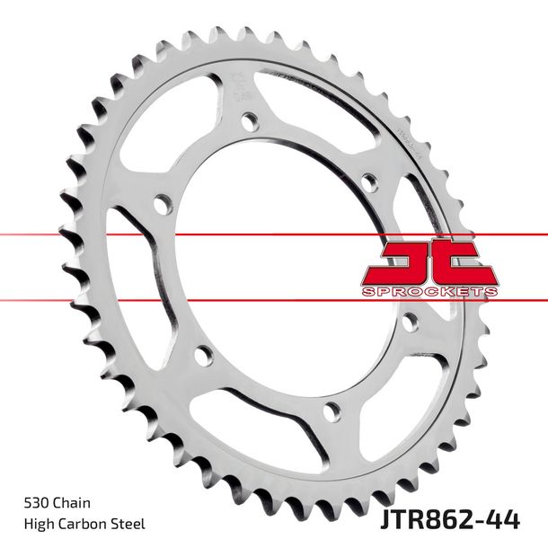 Kettenrad JT Sprockets 530 44Z Innendurchmesser 120mm Lochkreis 135mm für Yamaha XJ N S RD LC 500 / 600 ccm Bj. 1984 - 1991