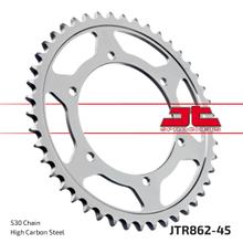 JT Sprockets 530 45Z tandwiel binnendiameter 120 mm boutcirkel 135 mm voor Yamaha XJ N S RD LC 500/600 ccm bouwjaar 1984 - 1991