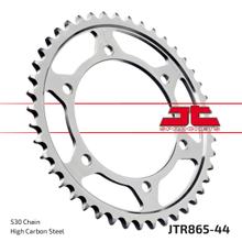 Piñón JT Sprockets 530 44T, diámetro interior 125 mm, círculo de perno 145 mm para Yamaha FZR Genesis FZ A R Competition 600 / 750 ccm Año 1985 - 1994