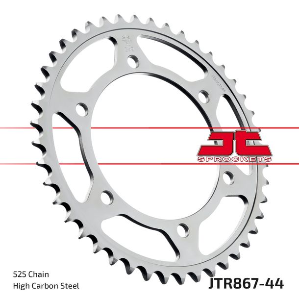 Kettenrad JT Sprockets 525 44Z Innendurchmesser 125mm Lochkreis 145mm für Yamaha TDM 850 ccm Bj. 1991 - 2001