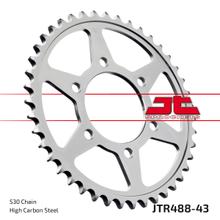 Kettenrad JT Sprockets 530 43Z Innendurchmesser 80mm Lochkreis 104mm für Kawasaki ZX-9R Ninja ZRX S R ZXR ZX-12 ZR A 400 - 1200 ccm Bj. 1976 - 2006