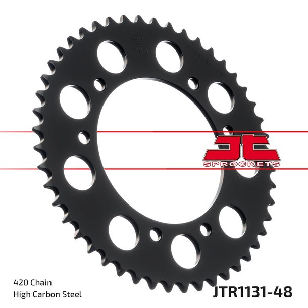 Kettenrad JT Sprockets 420 48Z Innendurchmesser 105mm Lochkreis 125mm für Rieju MRT, Aprilia SX Derbi Senda SM DRD X-Treme Pro Racing Yamaha DTR X RX