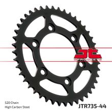 Pignon JT Sprockets 520 44Z, diamètre intérieur 100 mm, cercle de boulons 124 mm pour Ducati Monster i.e. Dark SS FE Carenata i.e S 350 - 907 ccm Année 1988 - 2014