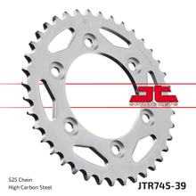 Zębatka JT Sprockets 525 39Z średnica wewnętrzna 100mm rozstaw śrub 124mm dla Ducati Monster S4 ST 4 S Dark i.e. 2 ST4 Sportclassic GT Touring Sport SS 916 rocznik 1997 - 2017