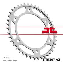 JT Sprockets 525 42T sprocket inner diameter 134 mm bolt circle 160 mm for Honda CBR F RR FS 600 ccm Year 2001 - 2016