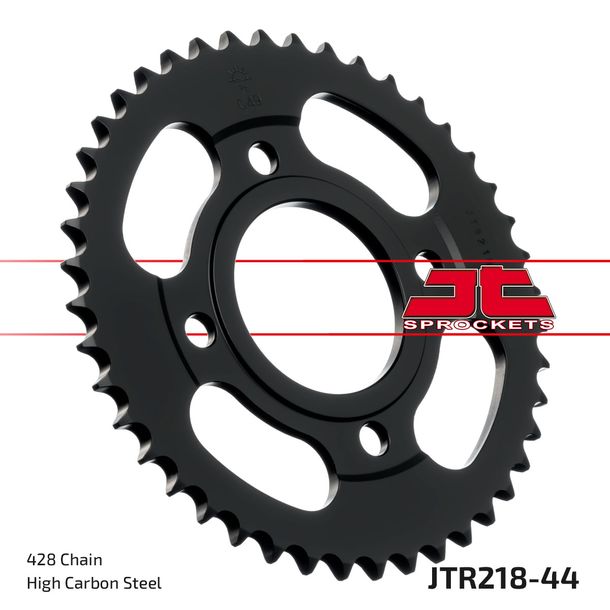 Pignon JT Sprockets 428 44Z, diamètre intérieur 64 mm, cercle de boulons 96 mm pour Honda CG 125 ccm Année 2004 - 2008