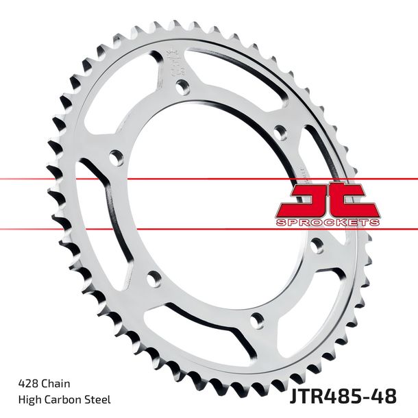 Kettenrad JT Sprockets 428 48Z Innendurchmesser 110mm Lochkreis 125mm für Gilera Coguar 125 ccm Bj. 1999 - 2001