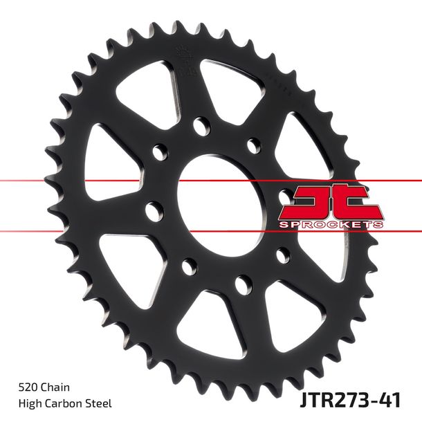 Kettenrad JT Sprockets 520 41Z Innendurchmesser 58mm Lochkreis 90mm für KTM Duke, Honda XL V Varadero VT C Shadow 125 - 250 ccm