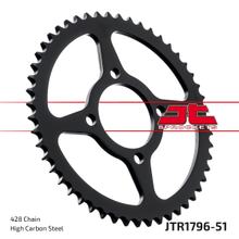 Zębatka łańcuchowa JT Sprockets 428 51Z Średnica wewnętrzna 64mm Rozstaw śrub 84mm do Suzuki RV Van 125 ccm Rok produkcji 2003 - 2017