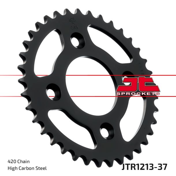 Pignon JT Sprockets 420 37Z, diamètre intérieur 58 mm, cercle de boulons 90 mm pour Honda CRF F 50 ccm