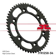Zębatka JT Sprockets 428 54Z średnica wewnętrzna 125mm rozstaw śrub 153mm dla Honda XR L 125 ccm r. 2003 - 2008
