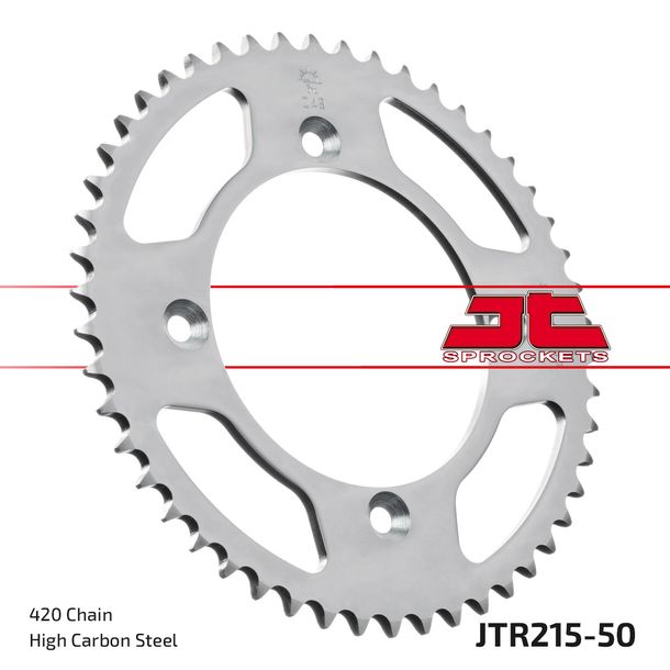 Pignon JT Sprockets 420 50Z, diamètre intérieur 110 mm, cercle de boulons 130 mm pour Honda CRF R CR 80 - 150 ccm Année 1985 - 2022