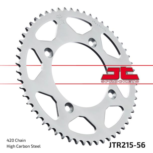 Pignone JT Sprockets 420 56Z, diametro interno 110 mm, bullone circolare 130 mm per Honda CRF R CR 80 - 150 ccm Anno 1985 - 2022