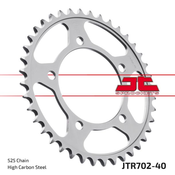 Pignon JT Sprockets 525 40Z, diamètre intérieur 100 mm, cercle de boulons 120 mm pour Aprilia RSV Mille Tuono R Mana SL Shiver ABS GT SMV Dorsoduro Caponord Année 1998 - 2021