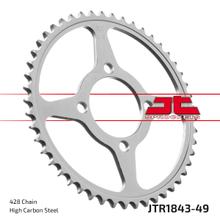 Piñón JT Sprockets 428 49Z, diámetro interior 62 mm, círculo de perno 80 mm para Yamaha TT-R 125 ccm Año 2000 - 2021