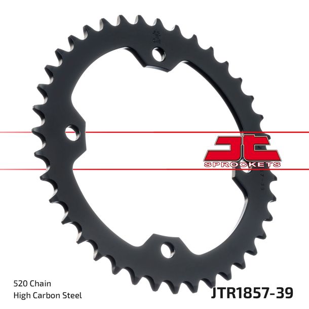 Kettenrad JT Sprockets 520 39Z Innendurchmesser 125mm Lochkreis 145mm für Yamaha YFZ Performance Race R X Special Bill Balance, SMC Black Hawk S YFM