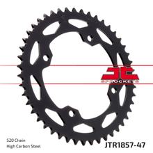 Piñón JT Sprockets 520 47Z, diámetro interior 125 mm, círculo de perno 145 mm para Yamaha YFZ Performance Race R X Special Bill Balance, SMC Black