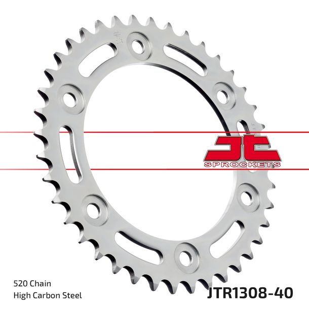 Pignon JT Sprockets 520 40Z, diamètre intérieur 134 mm, cercle de boulons 160 mm pour Honda CBR RR Fireblade SP CB R RA 600 - 1000 ccm Année 2000 - 2021