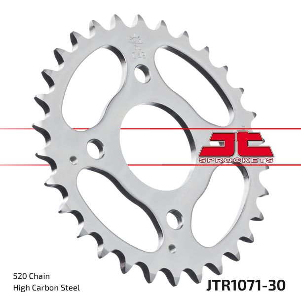 Kettenrad JT Sprockets 520 30Z Innendurchmesser 52mm Lochkreis 86mm für Kymco MXU Mxer 1 MXer 50 / 150 ccm