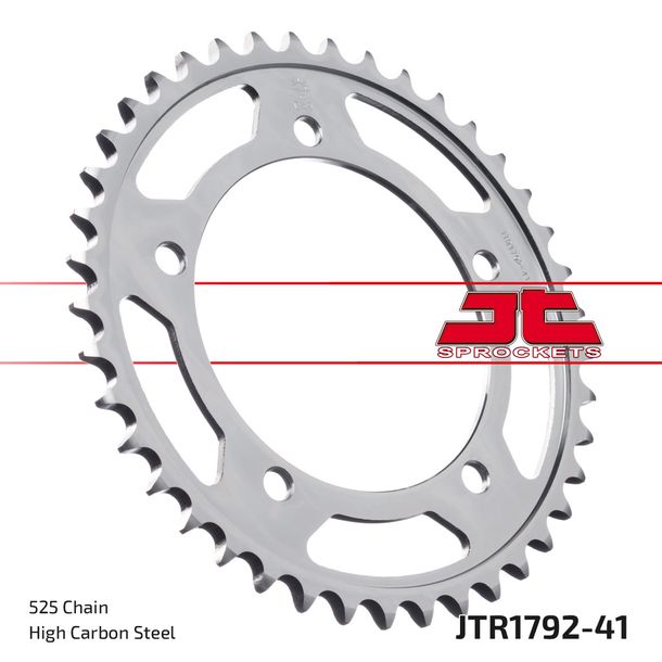 JT Sprockets 525 41Z sprocket for Suzuki GSX-R GSR 600 - 1050 ccm Year 2000 - 2022
