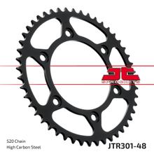 Pignon JT Sprockets 520 48T, diamètre intérieur 125 mm, cercle de boulons 153 mm pour Honda XR R L CRF Rally 250 - 650 ccm Année 1990 - 2021
