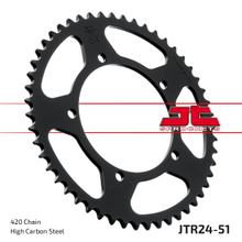 JT Sprockets 420 51Z tandwiel binnendiameter 105 mm boutcirkel 120 mm voor Generic Trigger SM, Aprilia SR Stealth LC RX X-Enduro KSR-Moto TR MX Malaguti