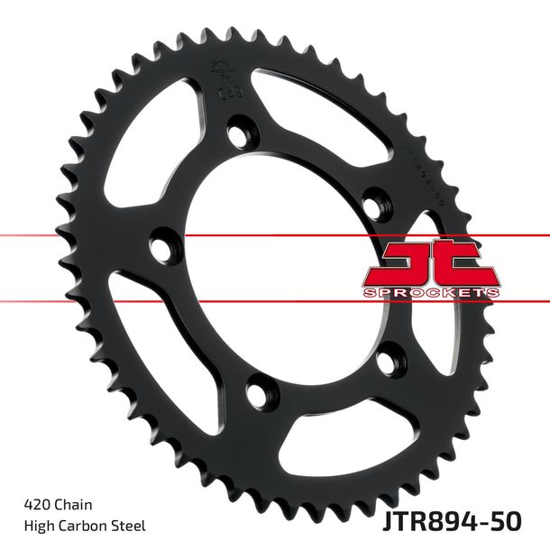 Kettenrad JT Sprockets 420 50Z Innendurchmesser 98mm Lochkreis 115mm für KTM SX 50 - 65 ccm Bj. 1998 - 2022