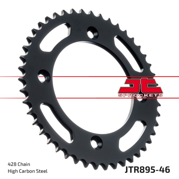 Kettenrad JT Sprockets 428 46Z Innendurchmesser 110mm Lochkreis 132mm für KTM SX, Husqvarna TC 85 ccm Bj. 2003 - 2023