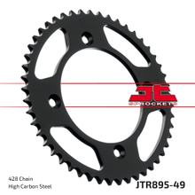 JT Sprockets 428 49Z tandwiel binnendiameter 110 mm boutcirkel 132 mm voor KTM SX, Husqvarna TC 85 cc bouwjaar 2003 - 2023
