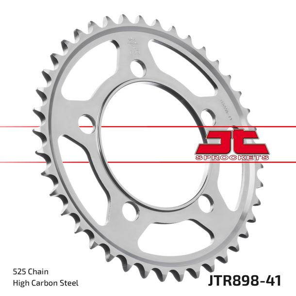 Kettenrad JT Sprockets 525 41Z Innendurchmesser 101mm Lochkreis 124mm für KTM Super Duke R Supermoto T LC8 Enduro 950 / 990 ccm Bj. 2005 - 2013